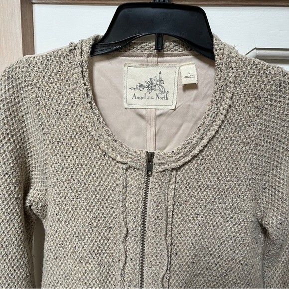 Anthropologie Angel of the North Envalira Textured Cardigan Jacket Small - Picture 11 of 13